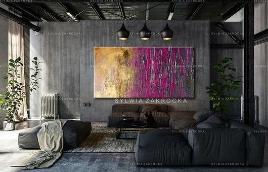 Obrazy do salonu art and texture