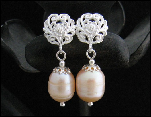 LUXURY- Brzoskwiniowe Perły w Ornamentach Little Dreamer