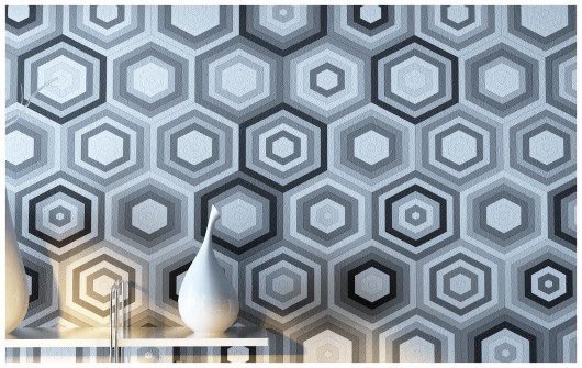 tapeta samoprzylepna HEXAGON peel & stick Cghome