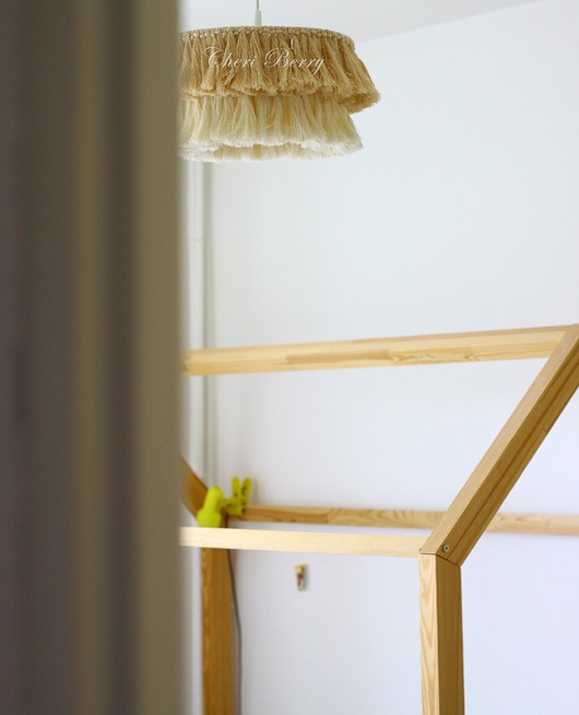 lampy do pokoju dziecka Boho Lampa Z Frędzlami Makrama Abażur Ze Sznurka