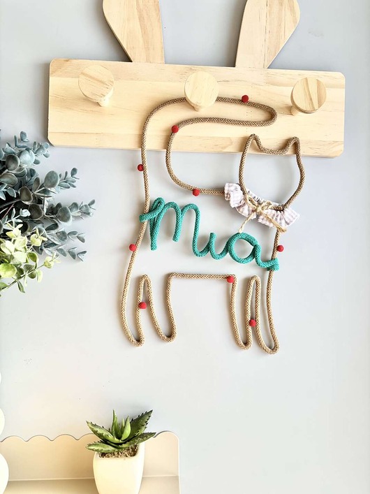 pokój dziecka - różne Personalizowany kotek do pokoju dziecka