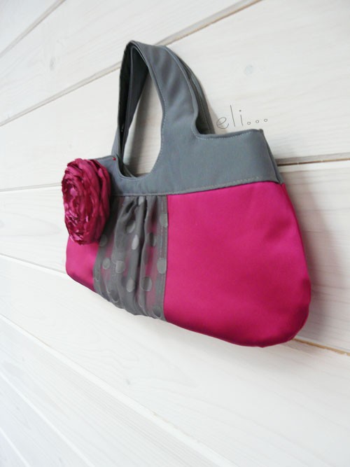 Elegancka w odcieniach różu i popieli handmadebyeli
