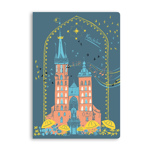 notatniki i albumy Zeszyt A5 Kraków Kościół Mariacki