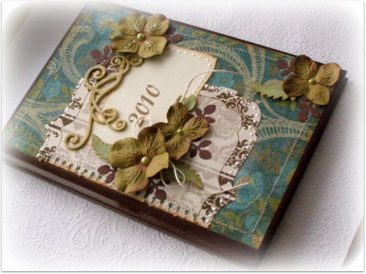 Stylowy Kalendarz na 2010 rok Z Papieru Tworzone