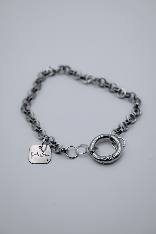 bransoletki - inne ROMEO bransoleta basic srebrna