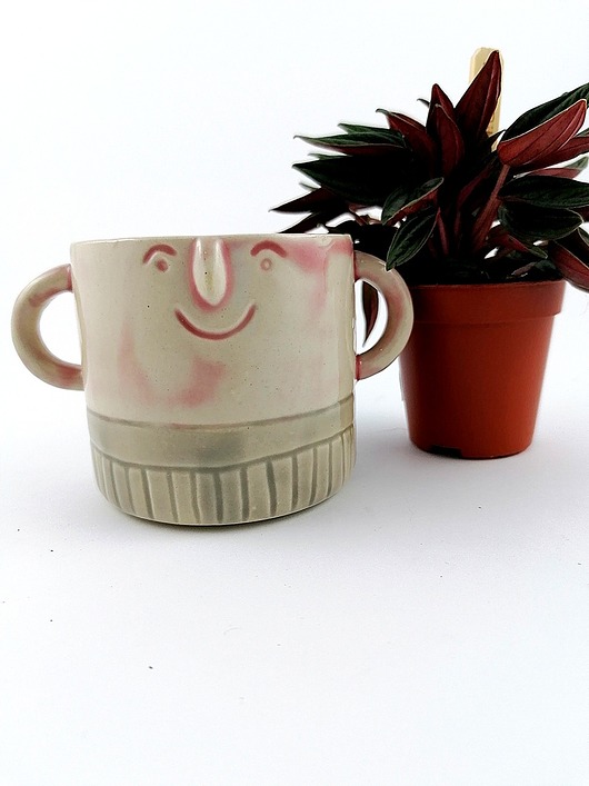 Osłonka ceramiczna z serii "Rodzina" - Staś poLEPIONE