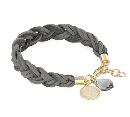 Braid - grey & gold. Lavoga
