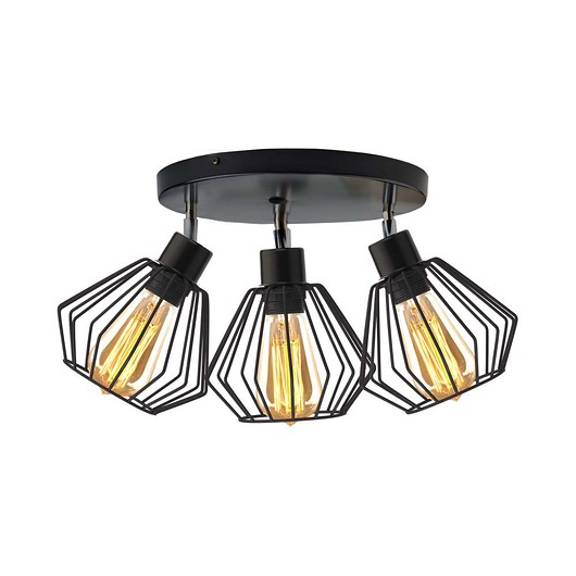 lampy wiszące Nowoczesna lampa sufitowa z regulowanymi kloszami GIJON LOFT
