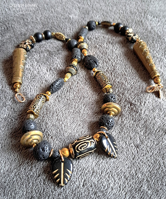 naszyjniki - inne Naszyjnik handmade w ciekawym stylu etno znakomity prezent dla każdej kobiety