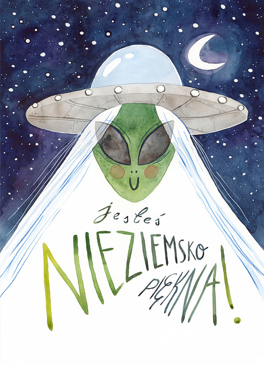 Plakat Jesteś nieziemsko piękna  Czary Malary