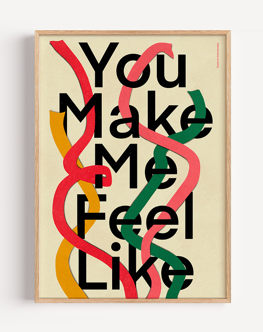 plakaty Plakat You make me feel