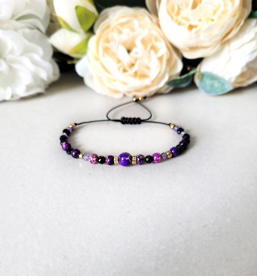 bransoletki z kamieni naturalnych LEW - z Turmalinem Zodiakalna bransoletka