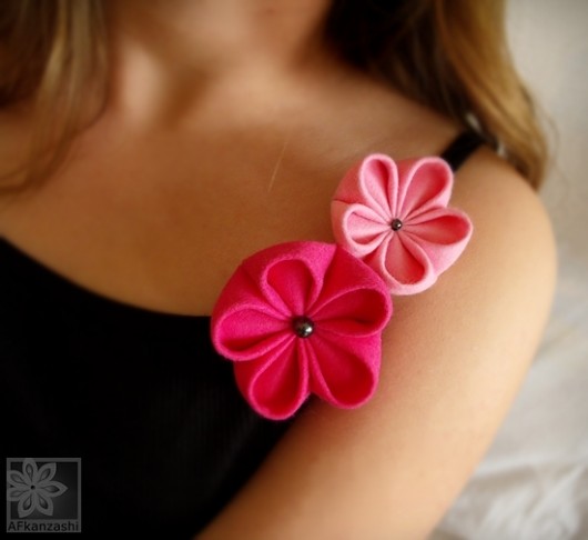 Double- Różane AFkanzashi