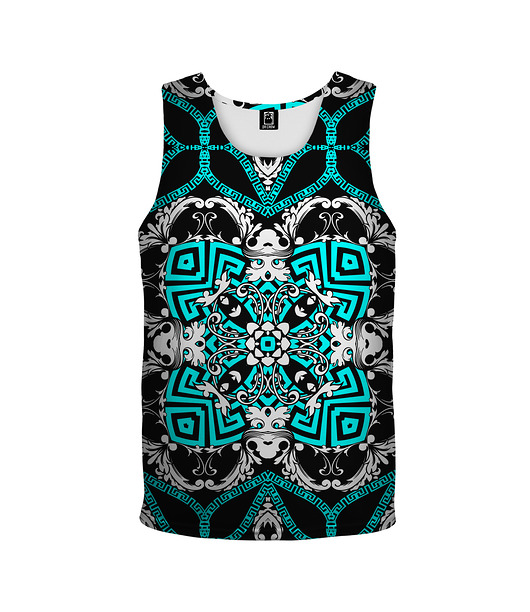 t-shirty dla chłopców Bokserka Top Boy DR.CROW Mint Baroque