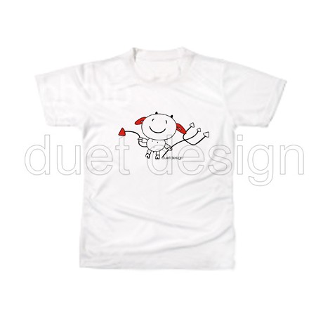 T-shirt duet design 01 Duet design