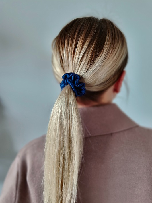 gumki do włosów Gumka jedwabna, scrunchie, frotka misterious night MINI