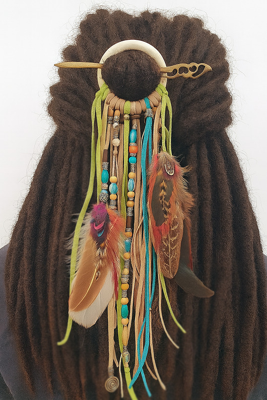 do włosów różne Ozdoba na dredy lub długie włosy