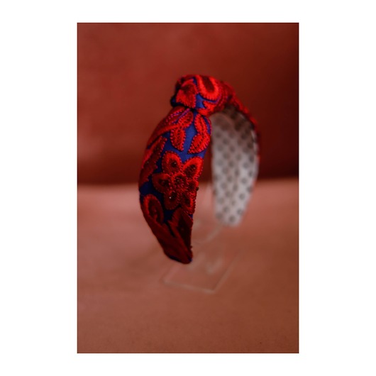 opaski do włosów Opaska z haftem