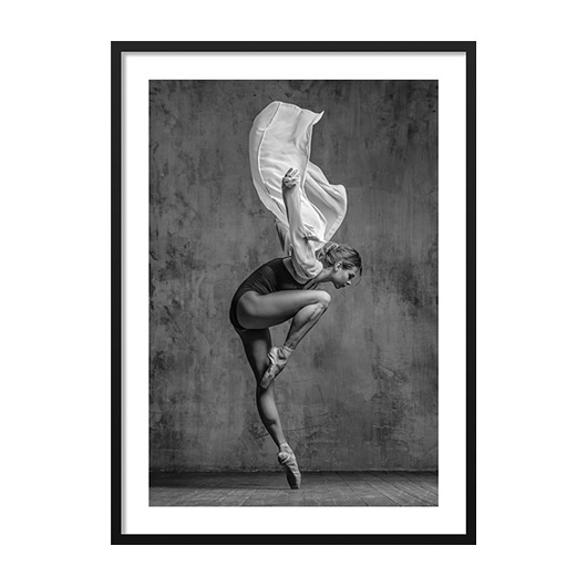 POWERFUL BALLET GIRL, POSTER - Różne rozmiary mermer