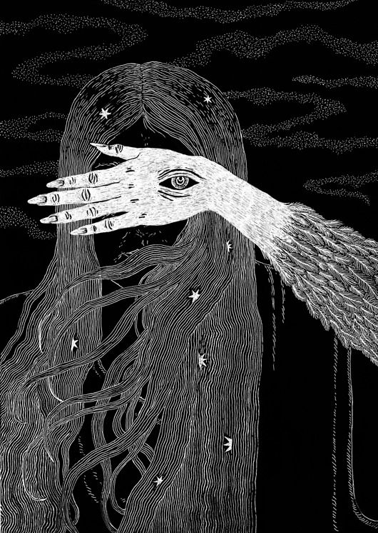 grafiki i ilustracje Close your eyes and see