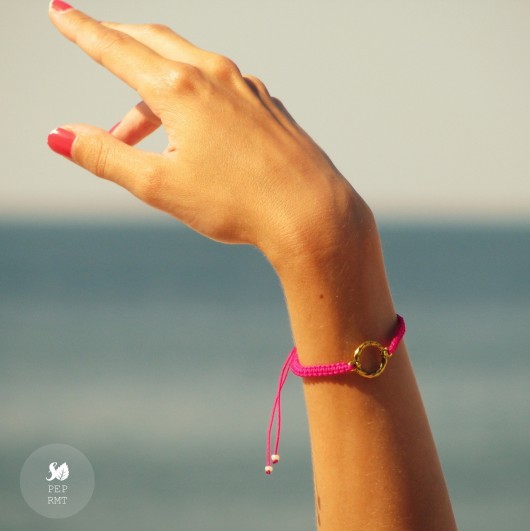 Sea, Sun & Fun - Golden Ring & Fuchsia sopeppermint