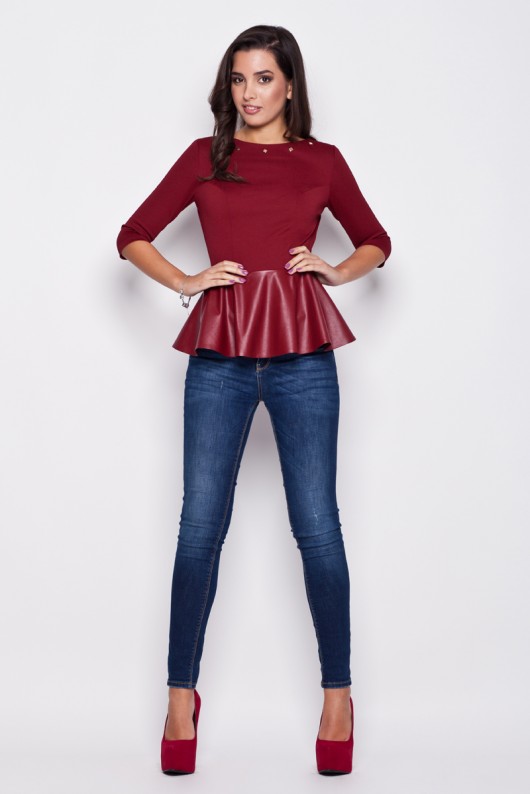 Bluzka K073 Bordo Lenitif