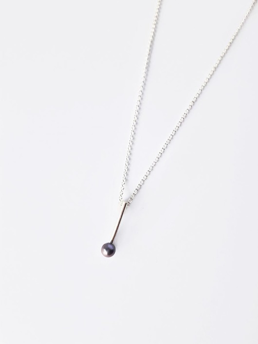 LINIA i PERŁA / naszyjnik / srebro Magdalena Paszkiewicz Jewellery