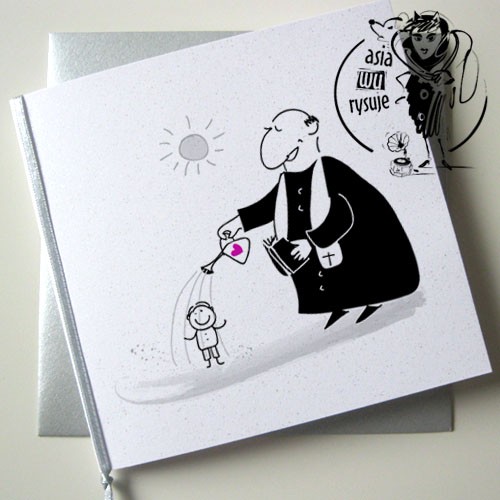 Zestaw zaproszeń bez tekstu 14szt MRS WUDRAWS