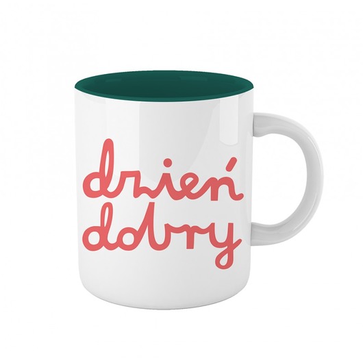 Kubek ceramiczny DZIEŃ DOBRY LOVE POLAND DESIGN