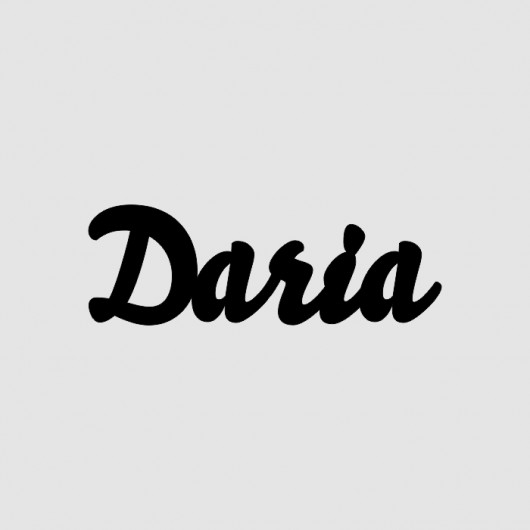 Napis Drewniany 3D DARIA LOVINA PRINTS