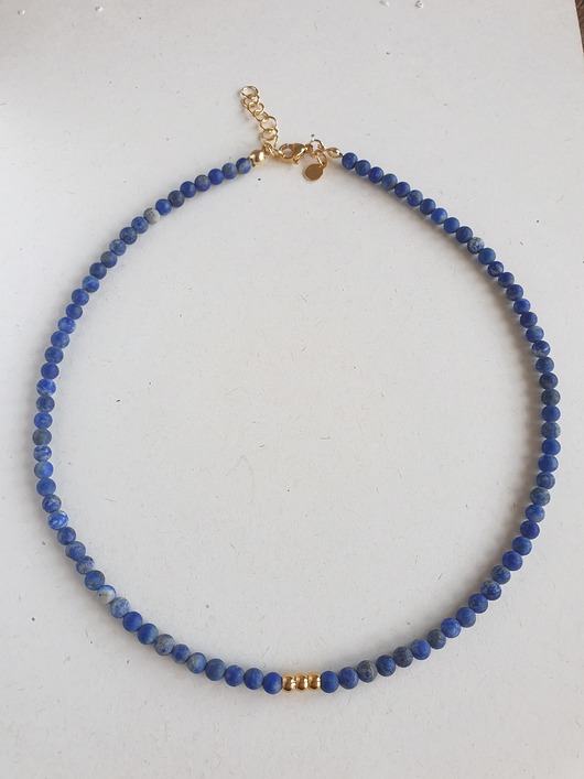 chokery Naszyjnik choker UNO lapis lazuli