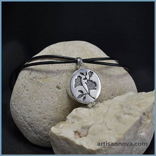 wisiory Medalion sekretnik ze srebra 925