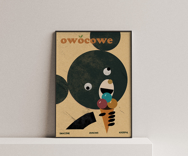 Plakat Owocowe! Jakub Kamiński
