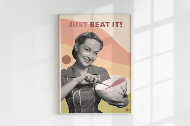 plakaty Plakat BEZA (KOLAŻ)