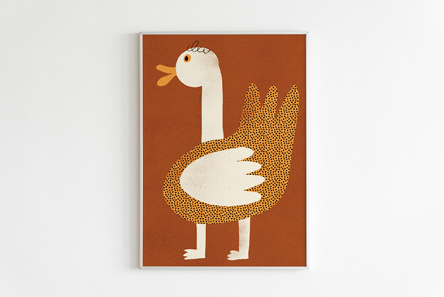 plakaty Plakat Gęś