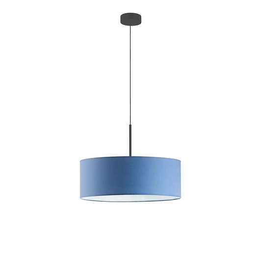 lampy do pokoju dziecka Dziecięca lampa wisząca z tkaninowym abażurem SINTRA KIDS fi - 50 cm