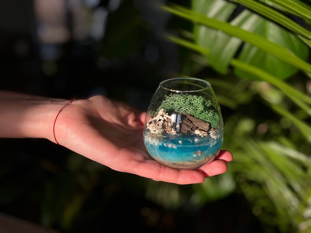 dodatki - różne Terrarium natura zamknięta w szkle