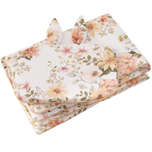 kocyki, kołderki, pościel dla dzieci Pościel wypełnienie USZY 75x100 Vintage Bloom PZ