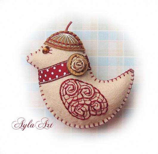 Ćwirek retro sweet - świąteczny :) AylaArt