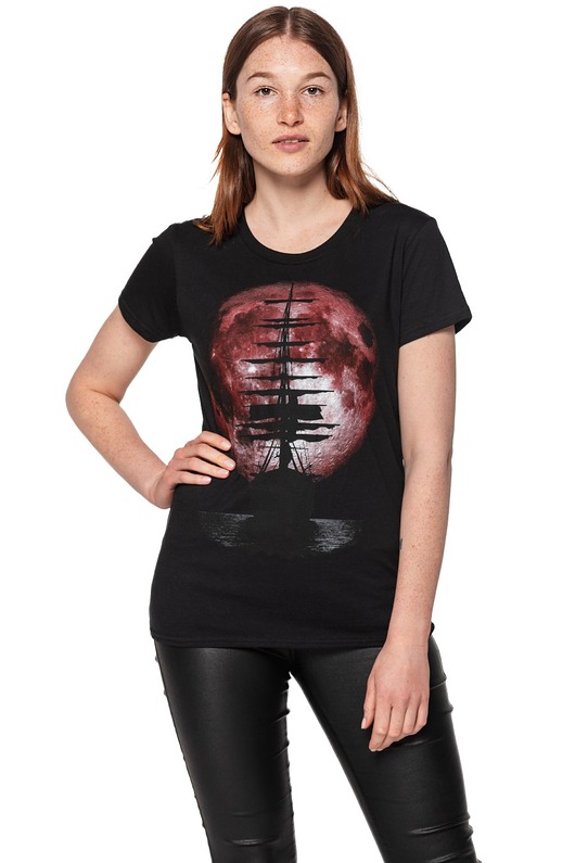 t-shirt damskie T-shirt damski UNDERWORLD Ship czerwony