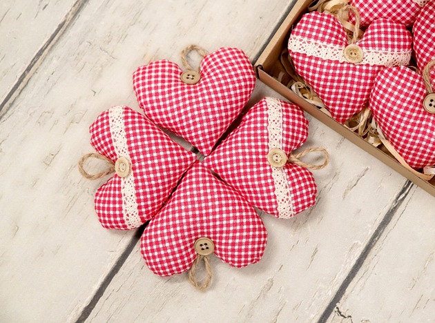 SERCE Na choinkę Dekoracja Ozdoba świąteczna pracownia handmade