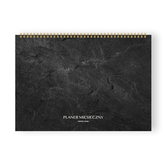 kalendarze i plannery Planer miesięczny A4 na spirali Calm