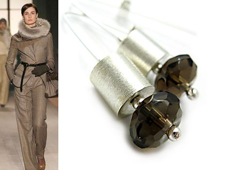 Kolczyki >Industrial Chic< Marta Latawiec