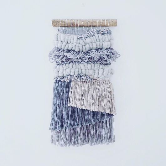 Makatka Makrama Fale wool and stick