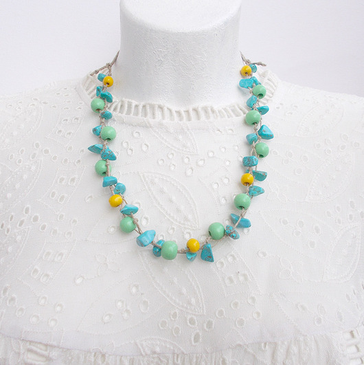 naszyjniki - inne Holly Naszyjnik bez metalu