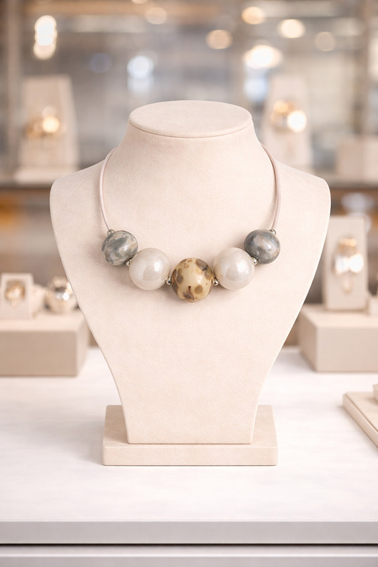 wisiory Wisior naszyjnik z ceramiki