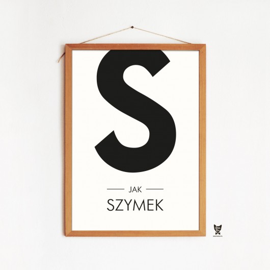 Personalizowany Plakat z Imieniem Dziecka Pan Lis