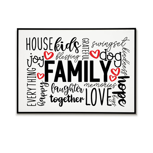 plakaty Plakat FAMILY napisy do salonu