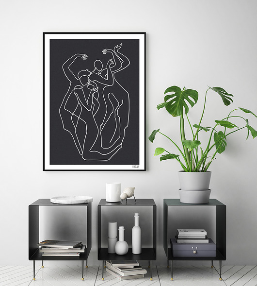 Plakat "Line Art" Pas De LArt