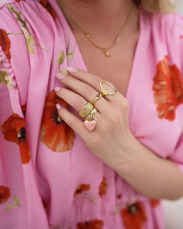 bransoletki - inne Różowe serce